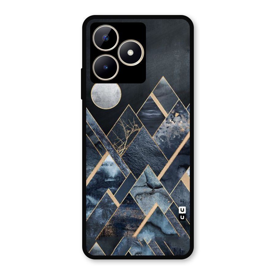 Abstract Scenic Design Metal Back Case for Realme Narzo N53