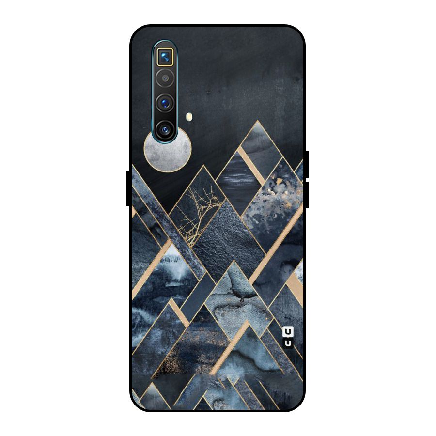 Abstract Scenic Design Metal Back Case for Realme X3