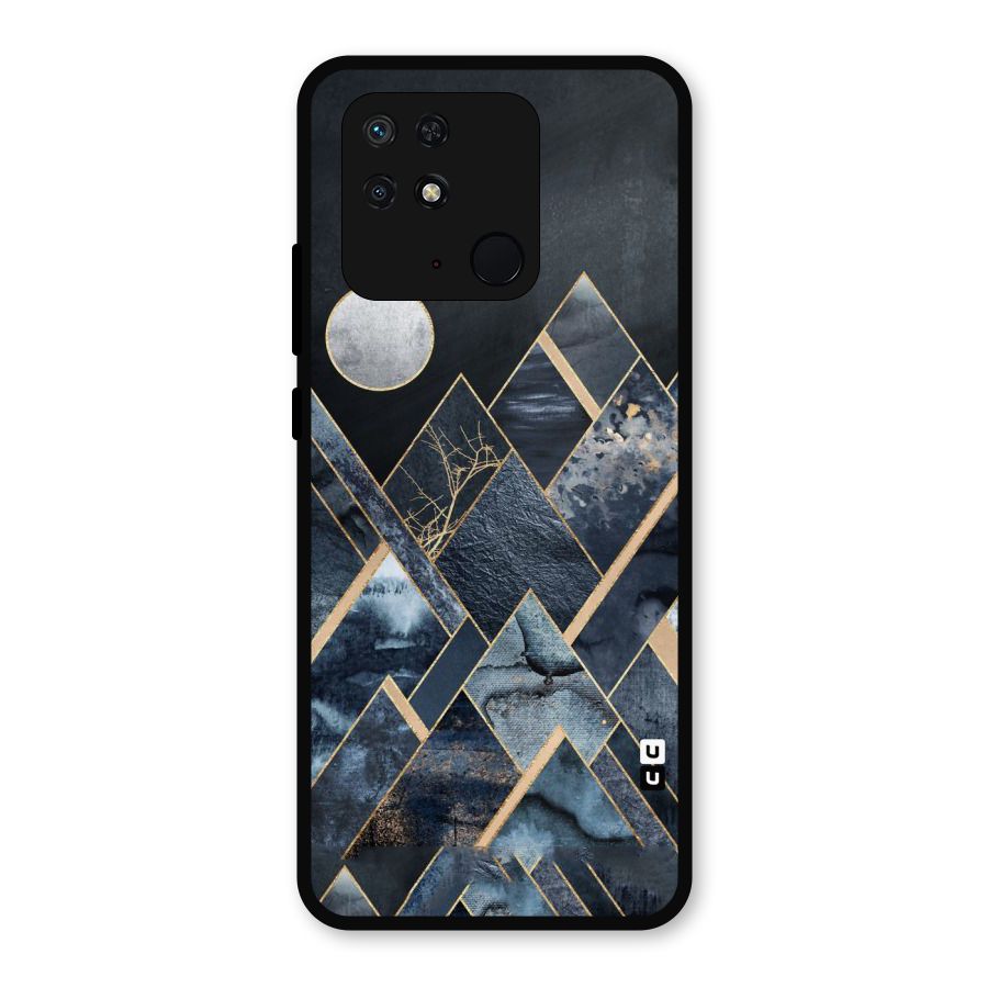 Abstract Scenic Design Metal Back Case for Redmi 10 Power