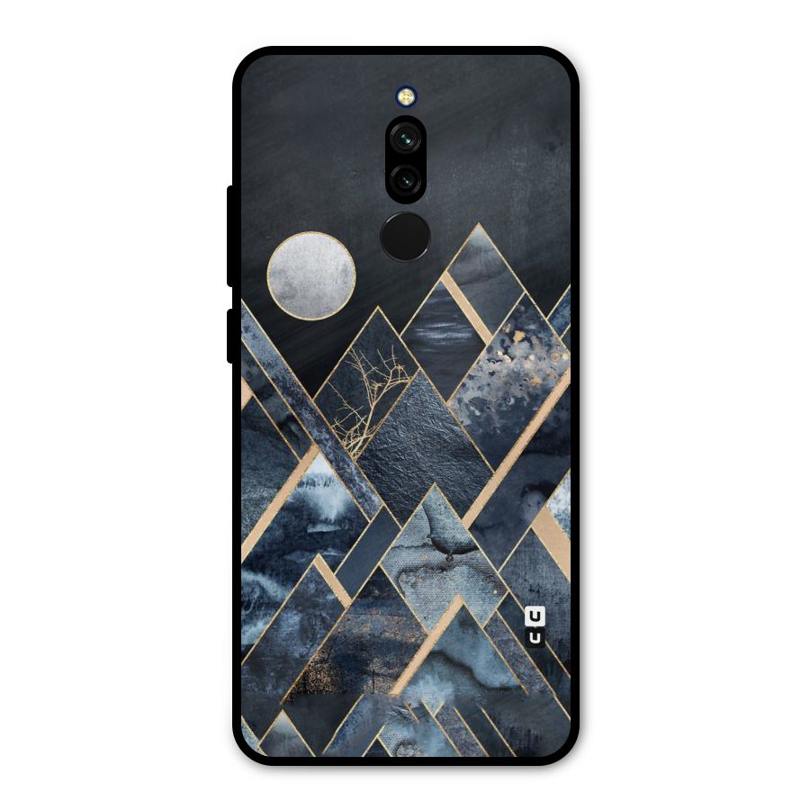 Abstract Scenic Design Metal Back Case for Redmi 8