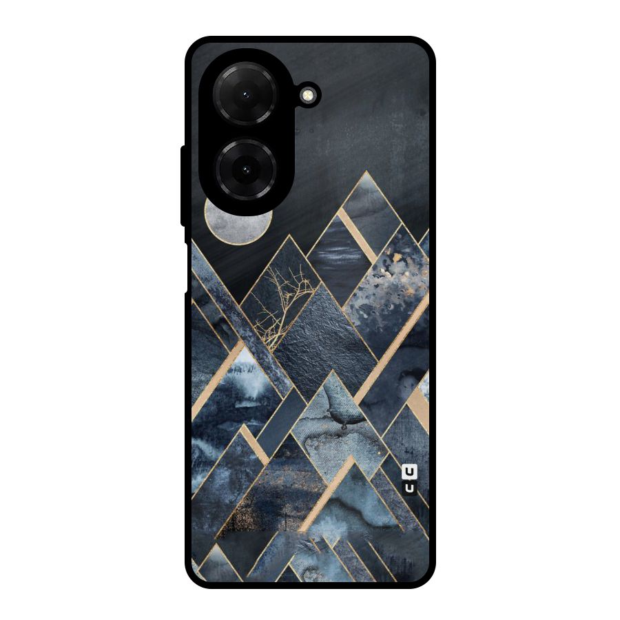 Abstract Scenic Design Metal Back Case for Redmi A5 4G