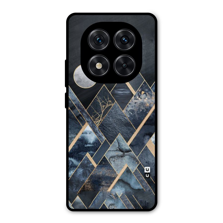 Abstract Scenic Design Metal Back Case for Redmi Note 14 Pro 5G