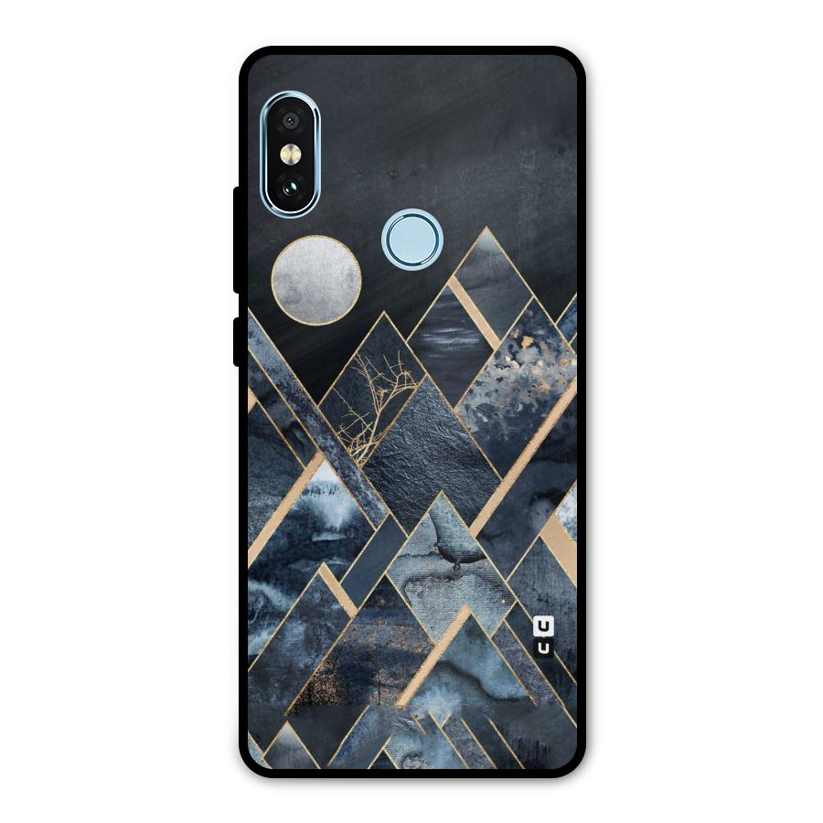 Abstract Scenic Design Metal Back Case for Redmi Note 5 Pro