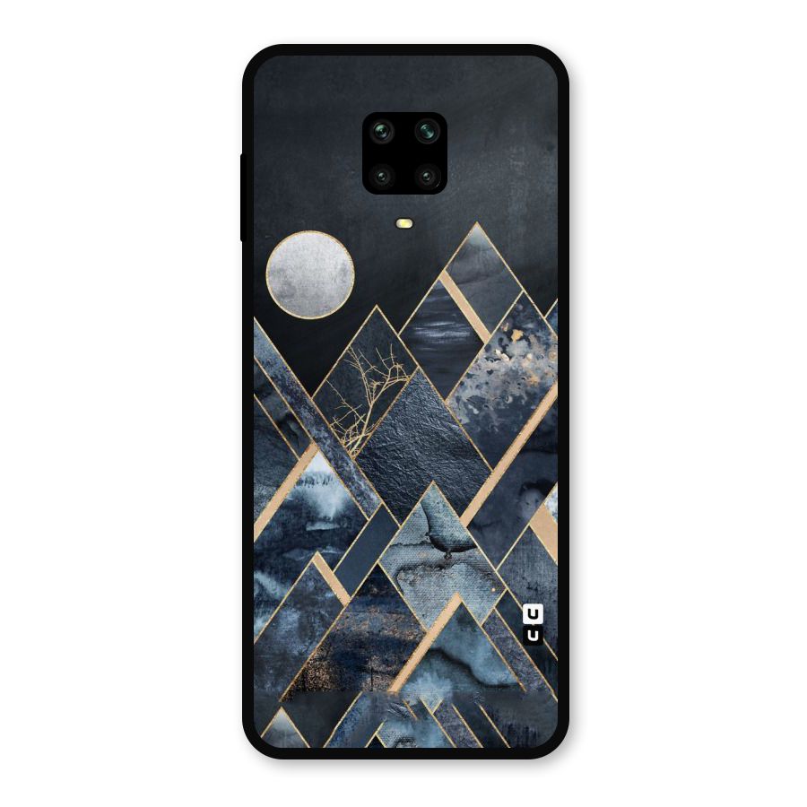 Abstract Scenic Design Metal Back Case for Redmi Note 9 Pro Max