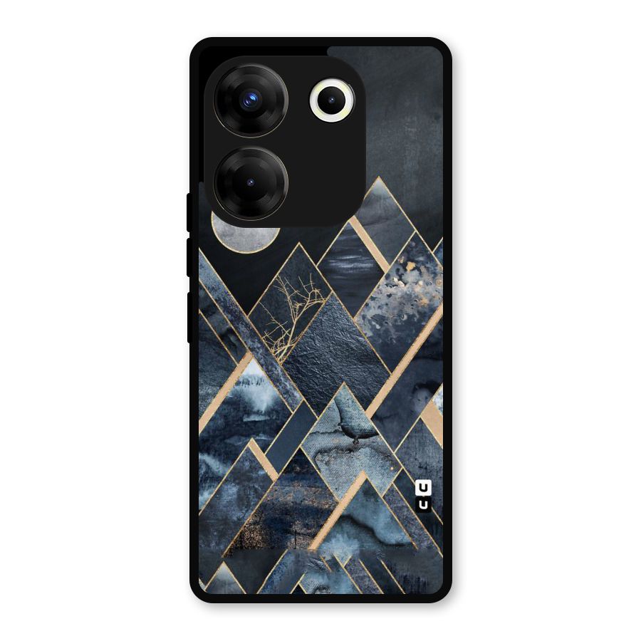Abstract Scenic Design Metal Back Case for Tecno Camon 20 Pro