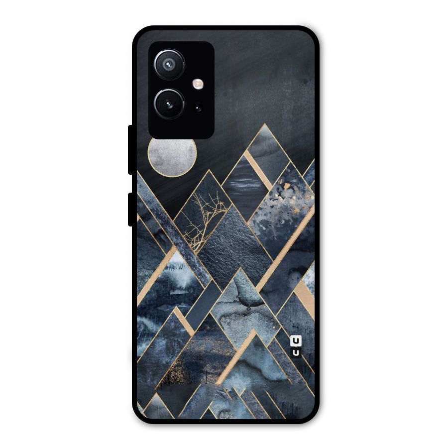 Abstract Scenic Design Metal Back Case for Vivo T1 5G