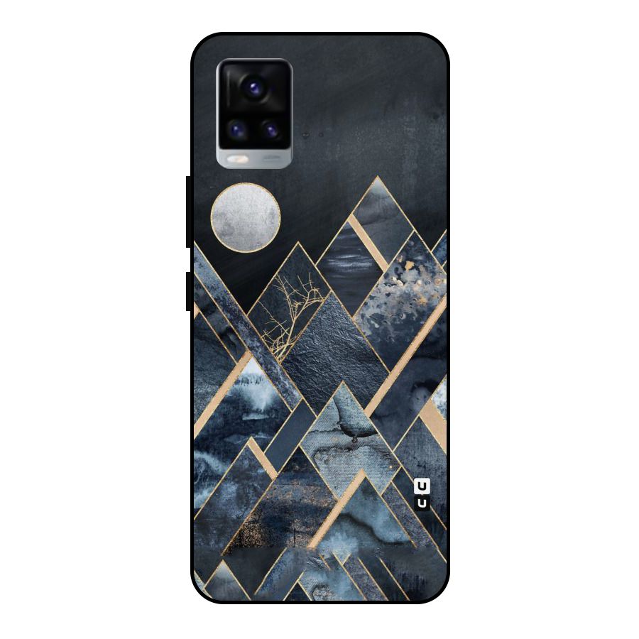 Abstract Scenic Design Metal Back Case for Vivo V20 2021