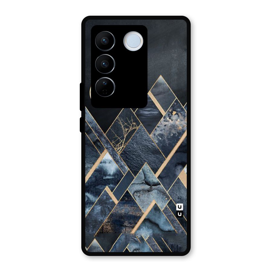 Abstract Scenic Design Metal Back Case for Vivo V27