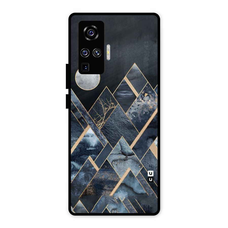 Abstract Scenic Design Metal Back Case for Vivo X50 Pro