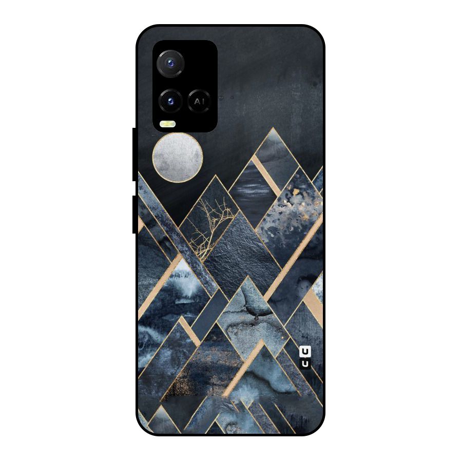 Abstract Scenic Design Metal Back Case for Vivo Y21