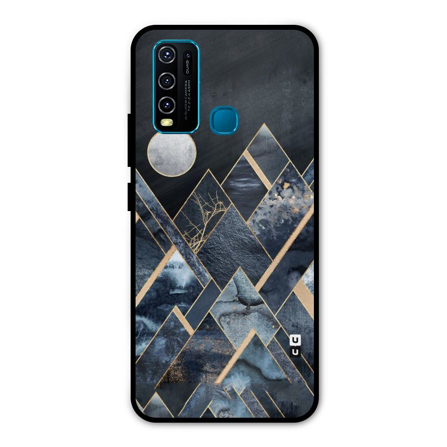 Abstract Scenic Design Metal Back Case for Vivo Y30