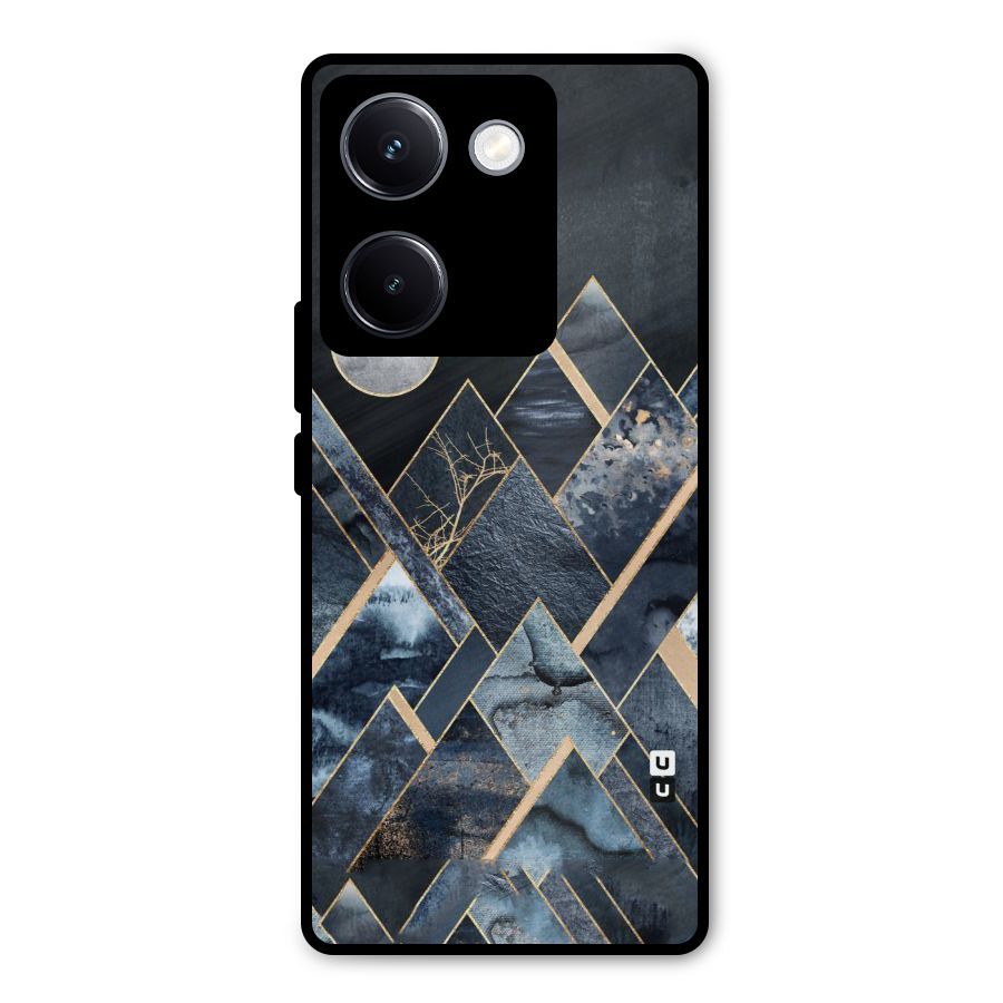 Abstract Scenic Design Metal Back Case for Vivo Y300 Plus