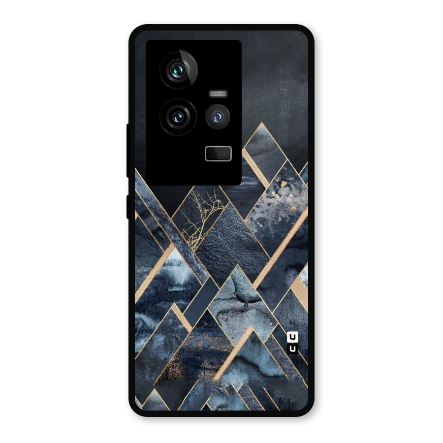 Abstract Scenic Design Metal Back Case for iQOO 11 5G