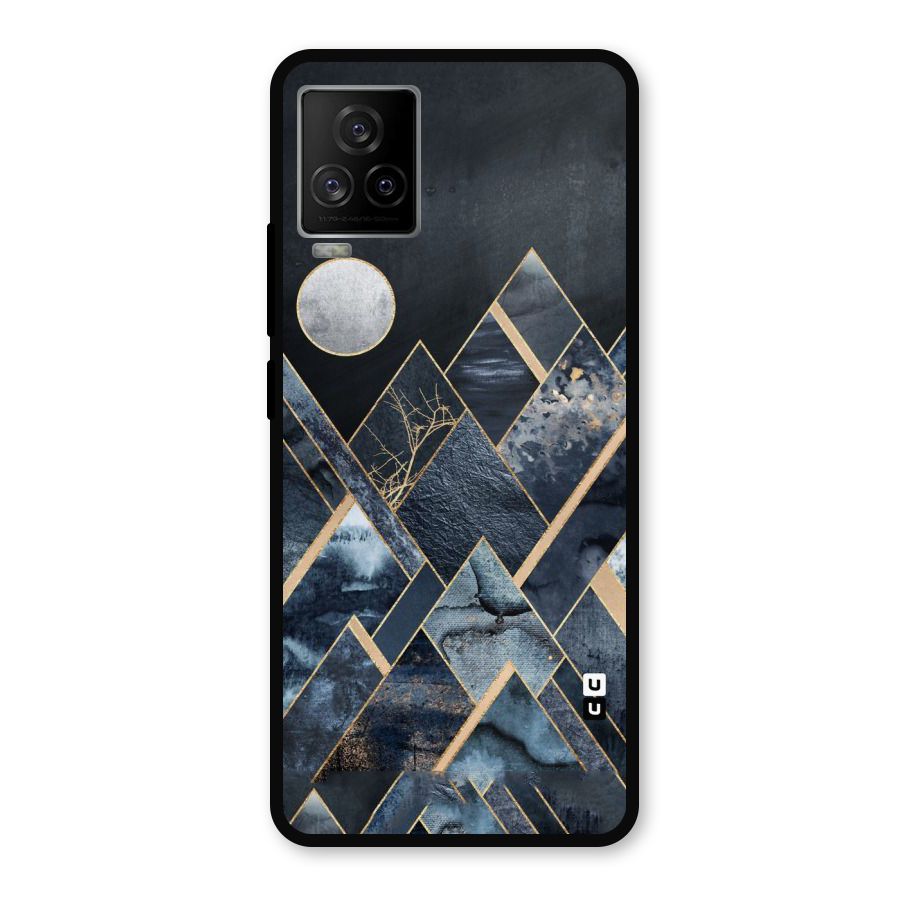 Abstract Scenic Design Metal Back Case for iQOO 7 Legend 5G