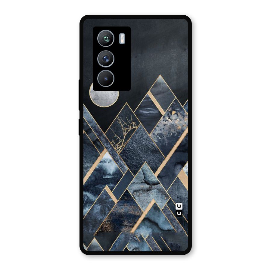 Abstract Scenic Design Metal Back Case for iQOO 9 SE