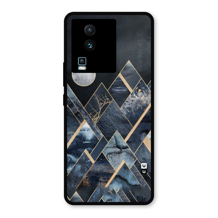 Abstract Scenic Design Metal Back Case for iQOO Neo 7