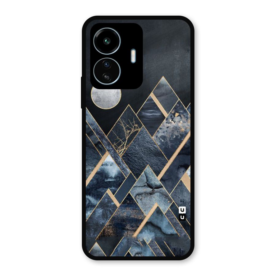 Abstract Scenic Design Metal Back Case for vivo iQOO Z6 Lite 5G