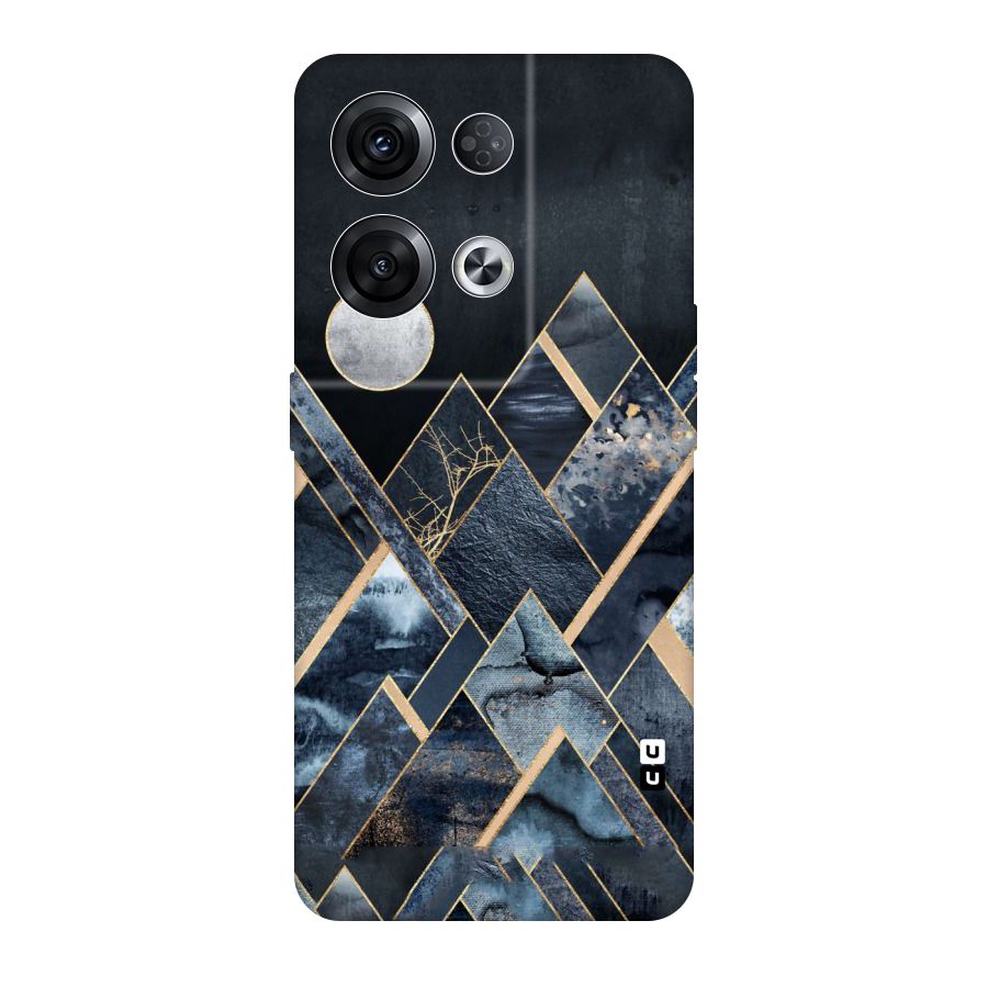 Abstract Scenic Design Original Polycarbonate Back Case for Oppo Reno8 Pro 5G