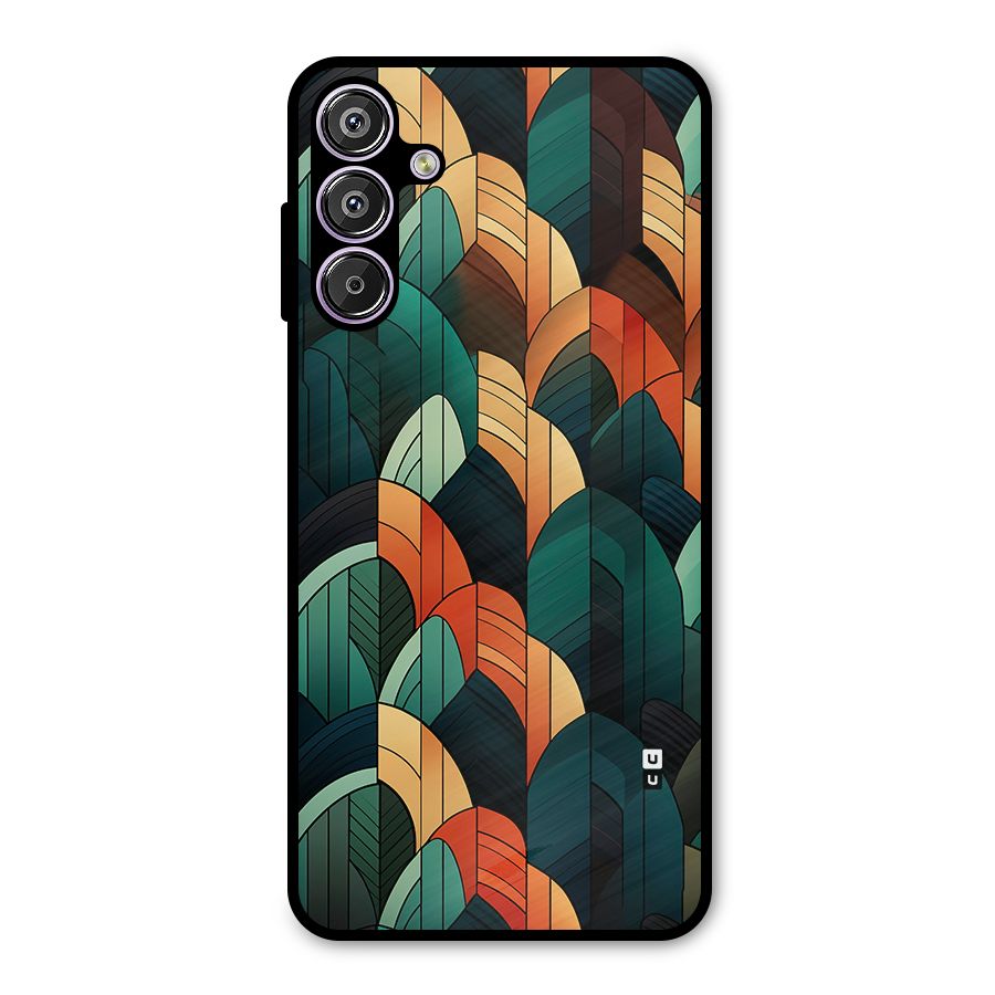Abstract Seamless Pattern Metal Back Case for Galaxy M15