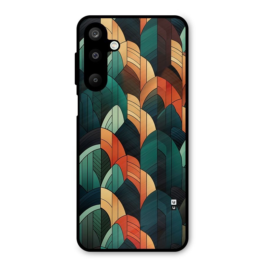 Abstract Seamless Pattern Metal Back Case for Galaxy M16