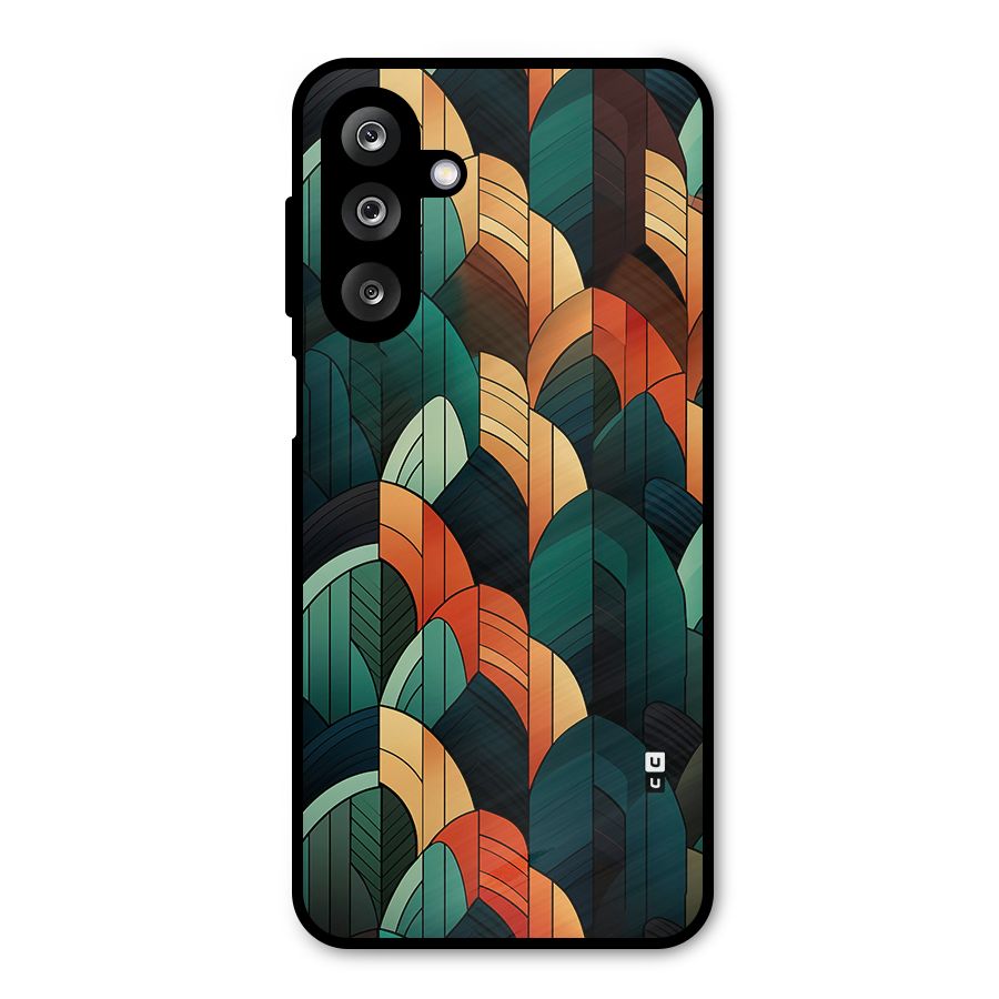 Abstract Seamless Pattern Metal Back Case for Galaxy M36