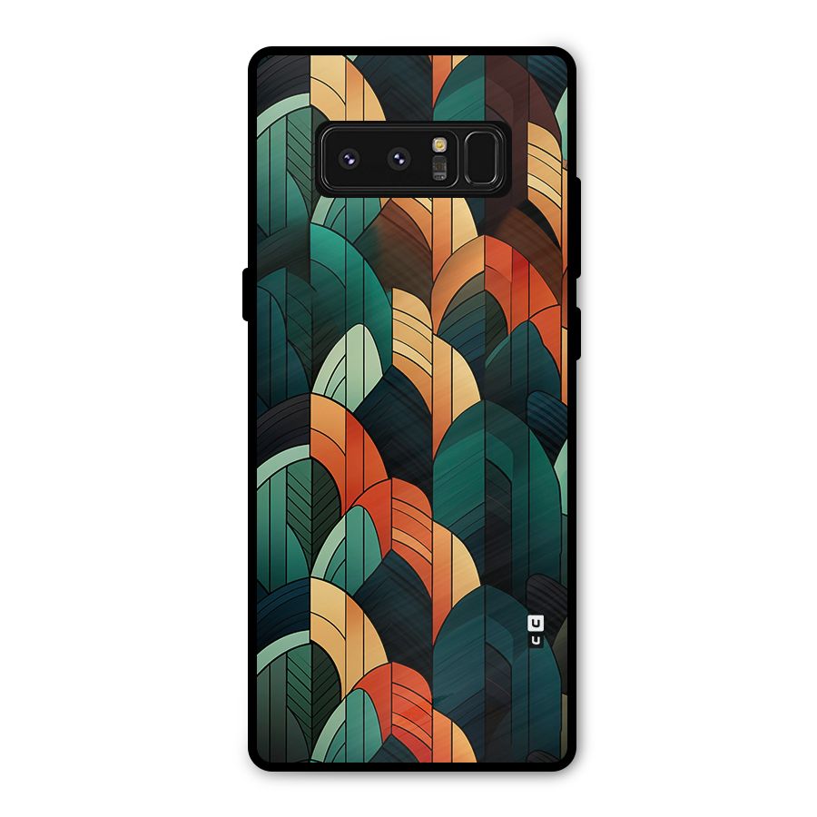 Abstract Seamless Pattern Metal Back Case for Galaxy Note 8