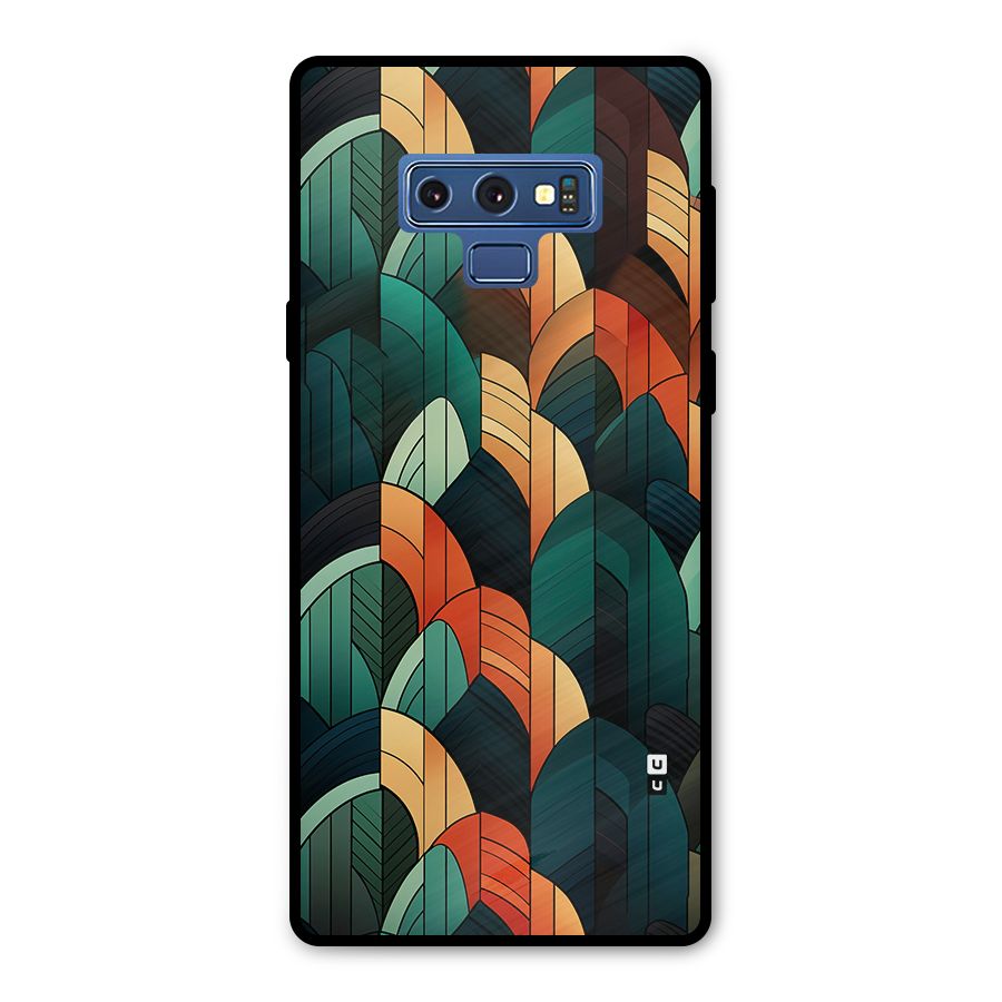 Abstract Seamless Pattern Metal Back Case for Galaxy Note 9