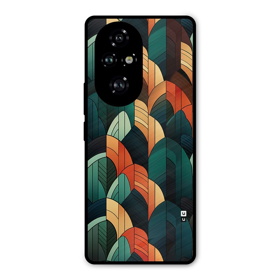 Abstract Seamless Pattern Metal Back Case for Honor 200 Pro
