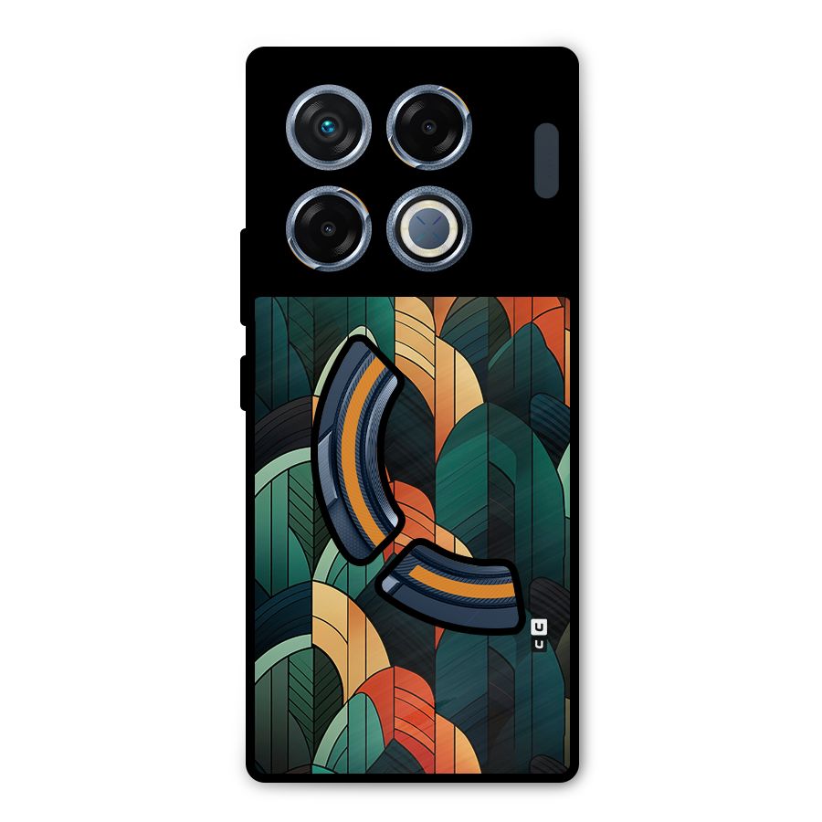 Abstract Seamless Pattern Metal Back Case for Infinix GT 20 Pro