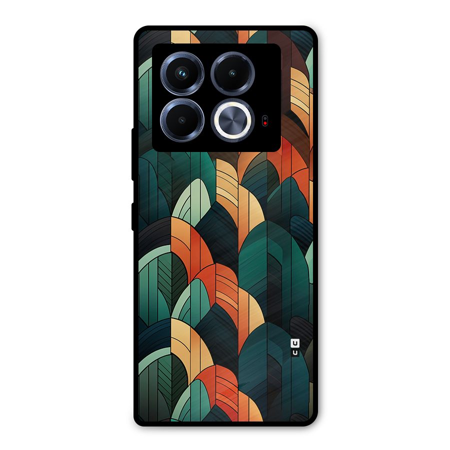 Abstract Seamless Pattern Metal Back Case for Infinix Note 40 5G