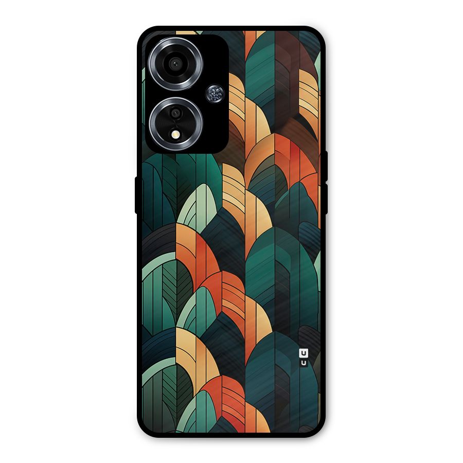 Abstract Seamless Pattern Metal Back Case for Oppo A59