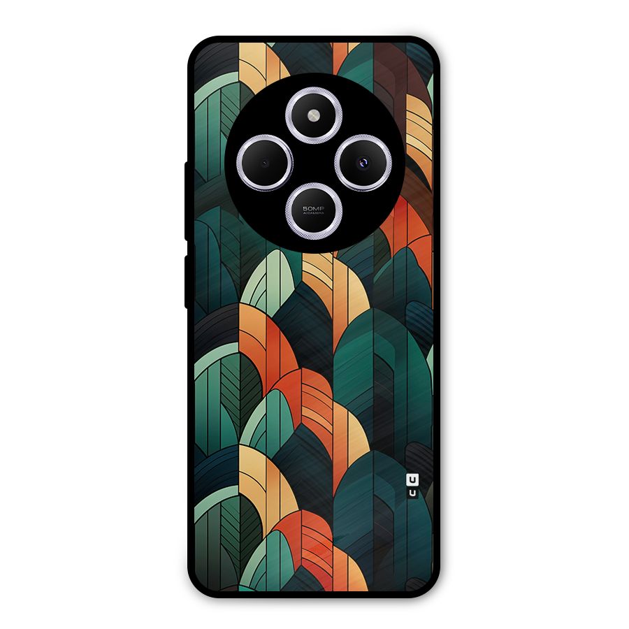 Abstract Seamless Pattern Metal Back Case for Poco C75 5G