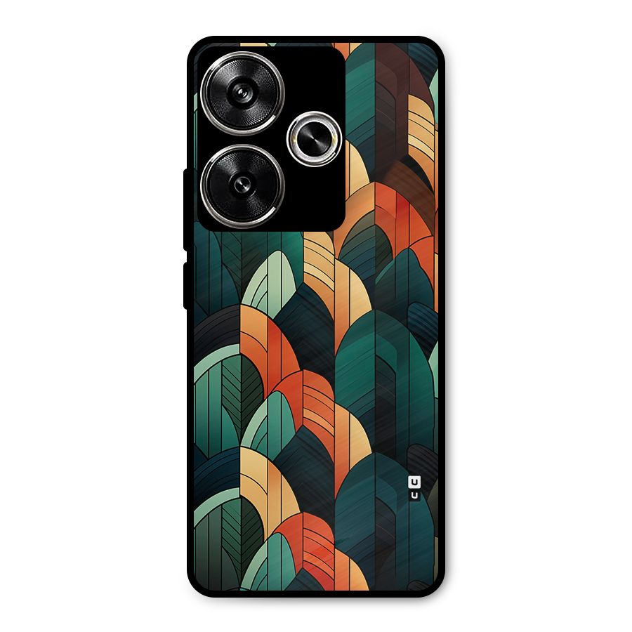 Abstract Seamless Pattern Metal Back Case for Poco F6
