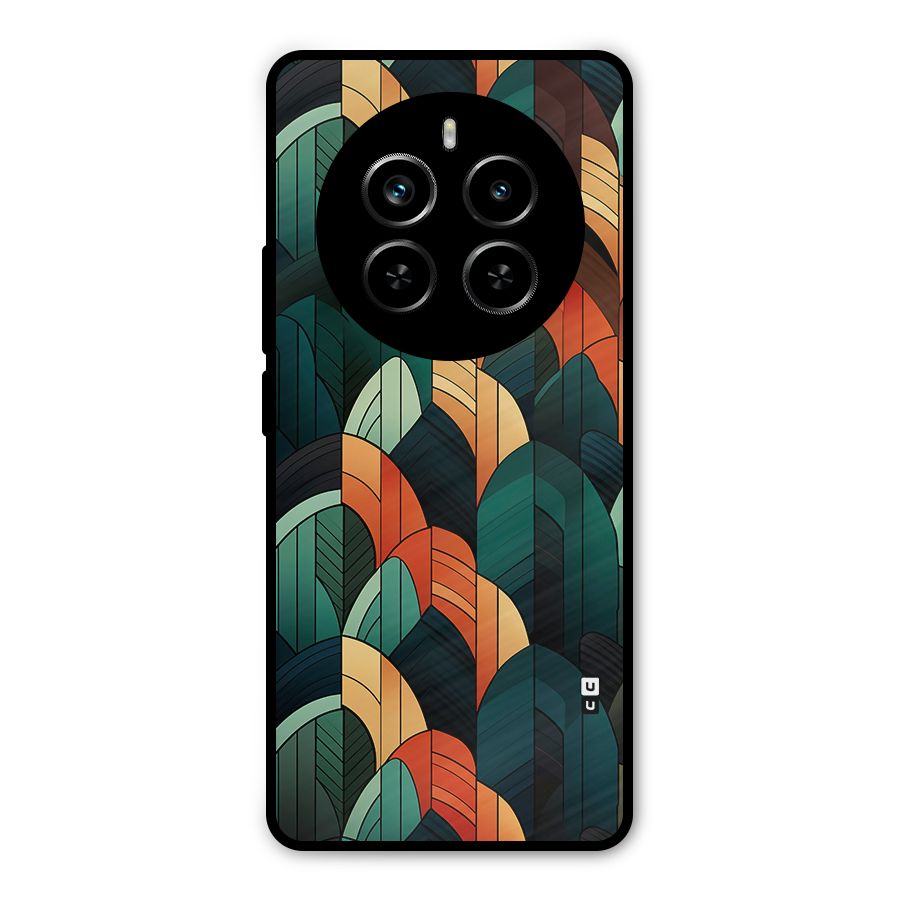 Abstract Seamless Pattern Metal Back Case for Realme P1 Pro