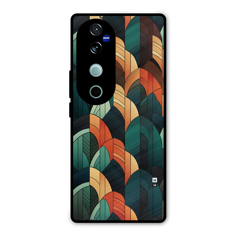 Abstract Seamless Pattern Metal Back Case for Vivo V40