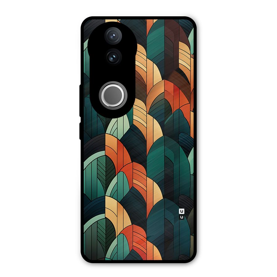 Abstract Seamless Pattern Metal Back Case for Vivo V50