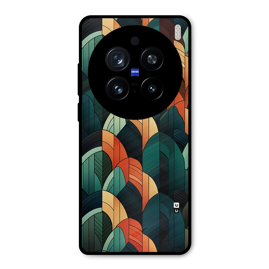 Abstract Seamless Pattern Metal Back Case for Vivo X200 Pro