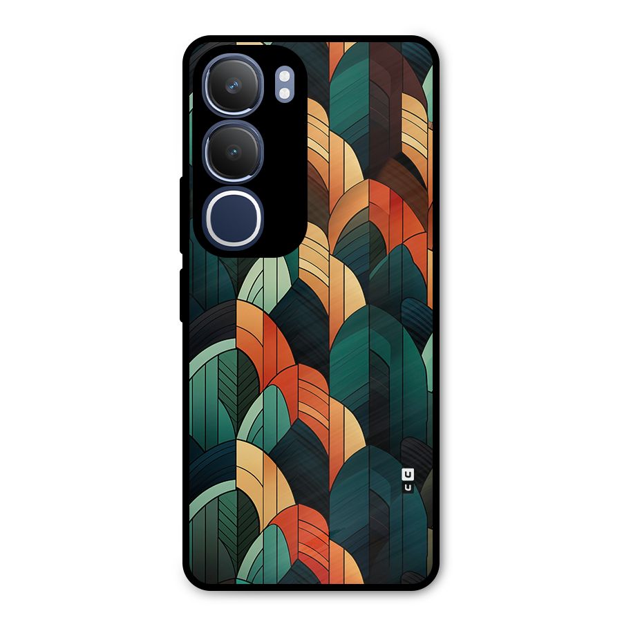 Abstract Seamless Pattern Metal Back Case for Vivo Y29