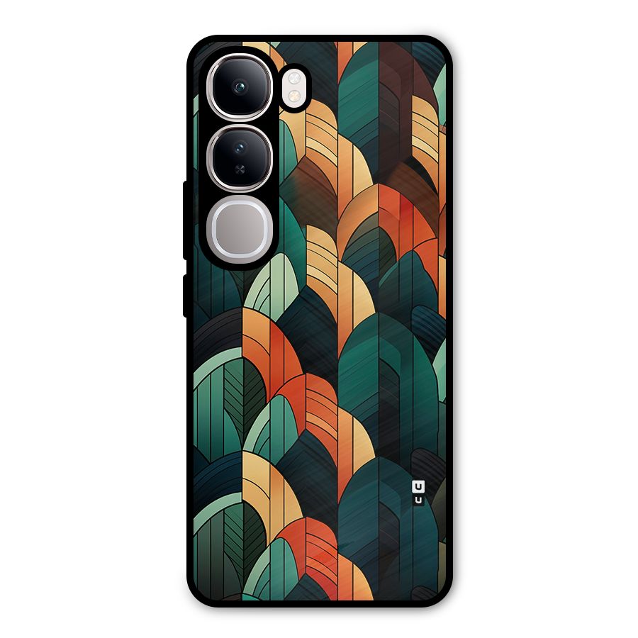 Abstract Seamless Pattern Metal Back Case for Vivo Y300