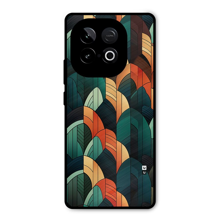 Abstract Seamless Pattern Metal Back Case for iQOO Neo 10