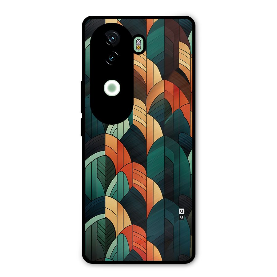 Abstract Seamless Pattern Metal Back Case for iQOO Z9s