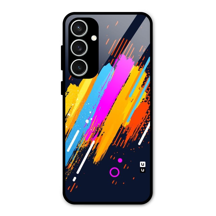 Abstract Shades Glass Back Case for Galaxy S23 FE