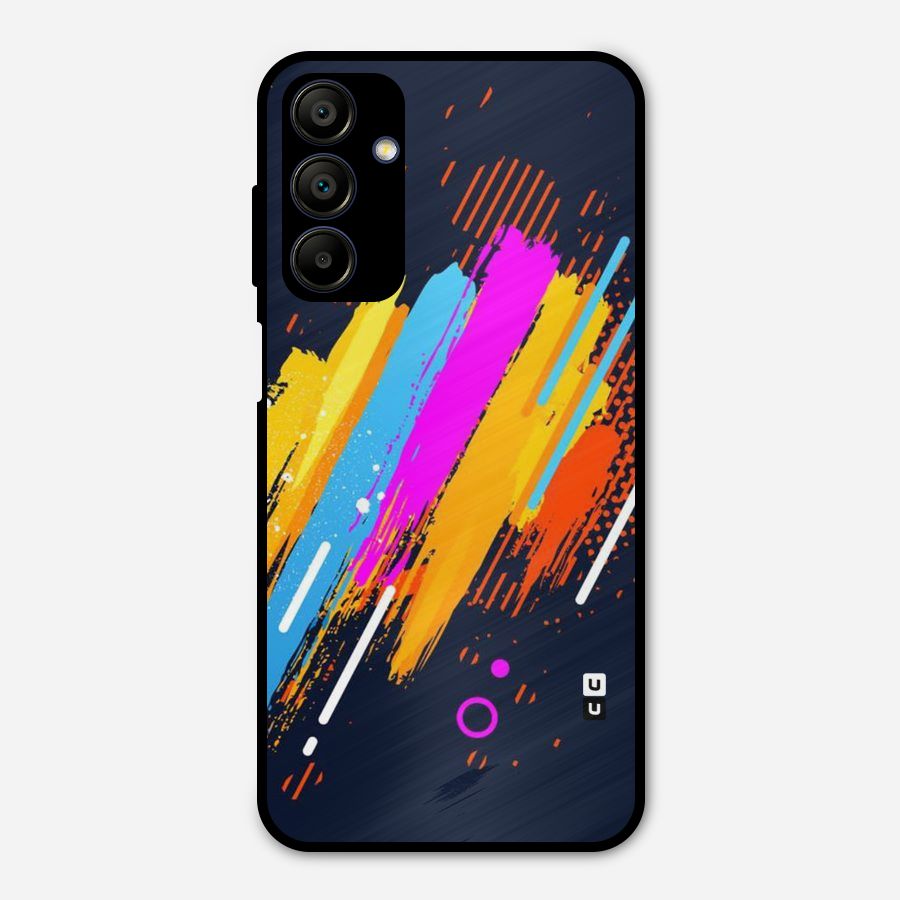 Abstract Shades Metal Back Case for Galaxy A15 5G