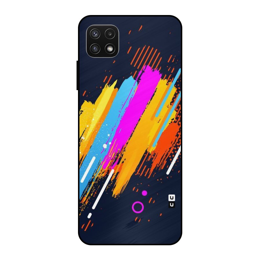 Abstract Shades Metal Back Case for Galaxy A22 5G