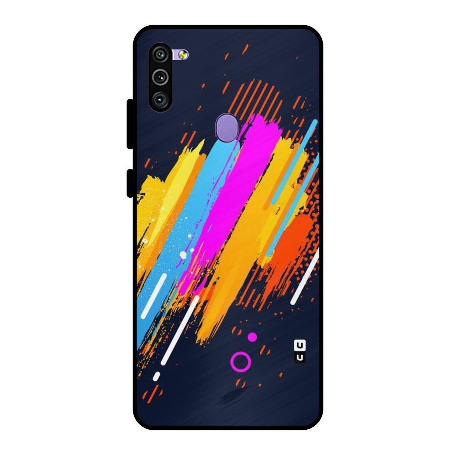Abstract Shades Metal Back Case for Galaxy M11