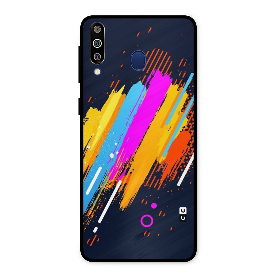 Abstract Shades Metal Back Case for Galaxy M30