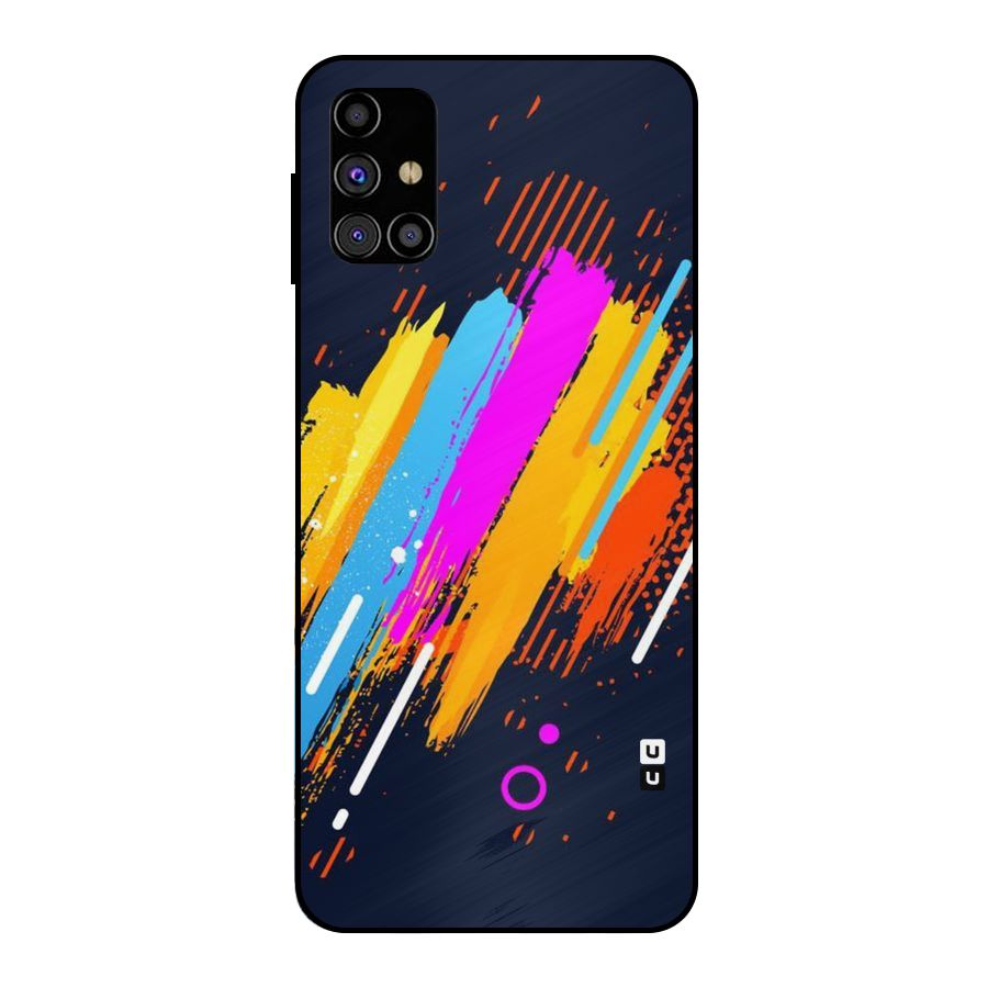 Abstract Shades Metal Back Case for Galaxy M31s