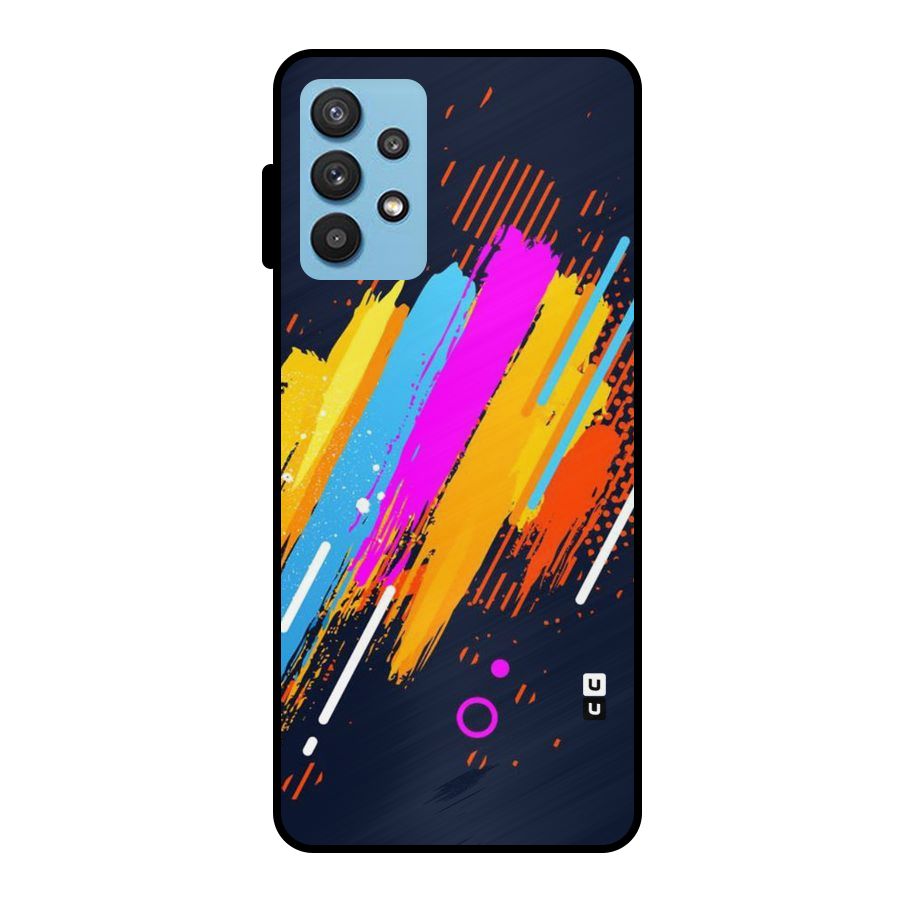 Abstract Shades Metal Back Case for Galaxy M32 5G