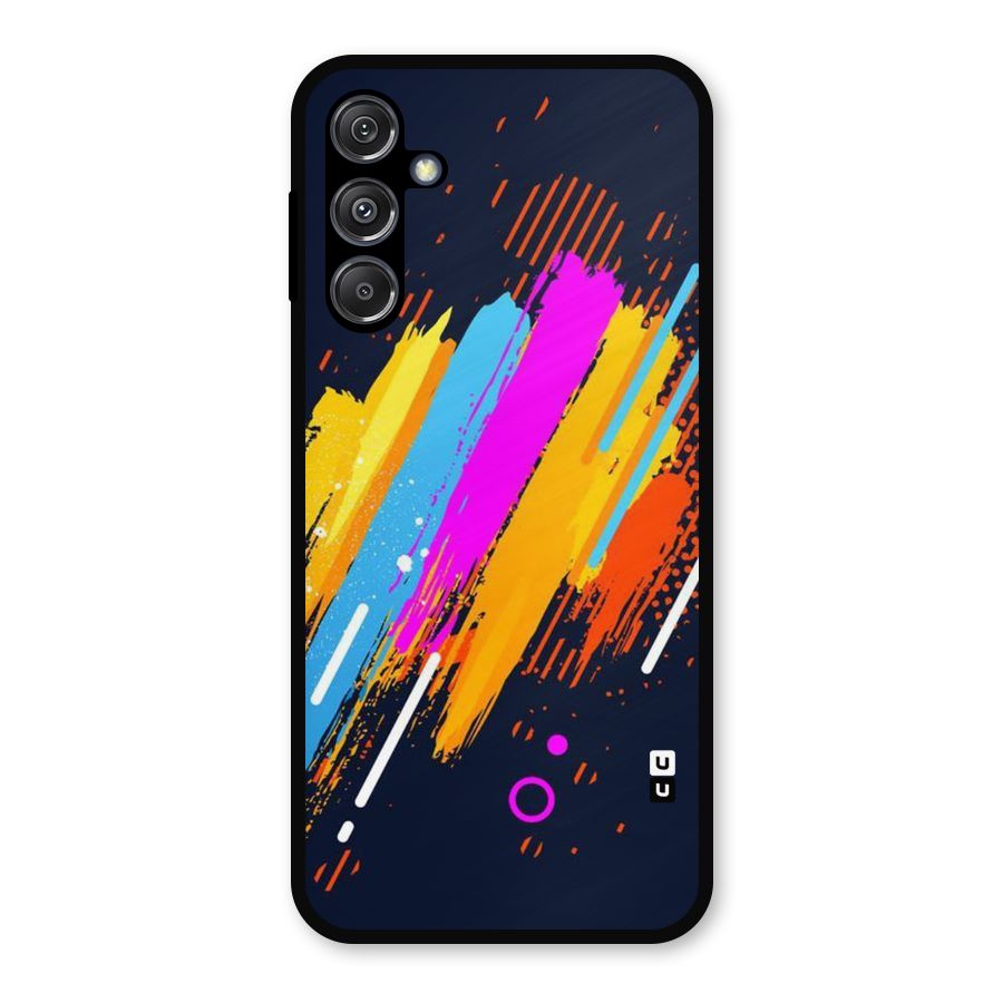 Abstract Shades Metal Back Case for Galaxy M34 5G