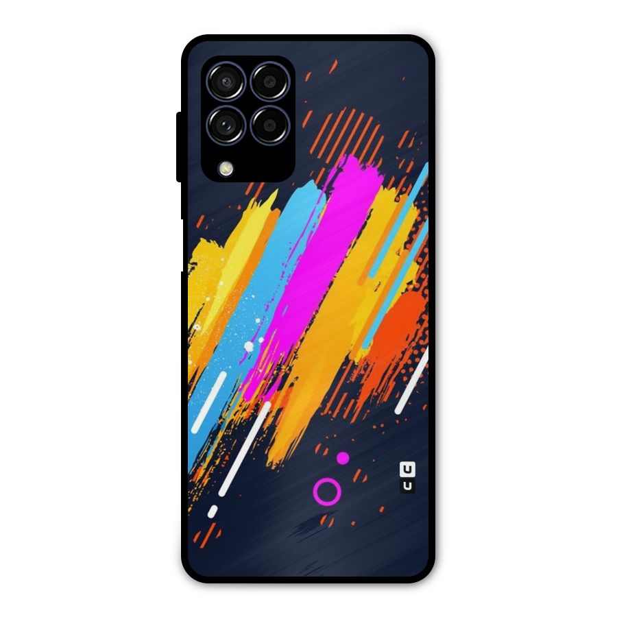 Abstract Shades Metal Back Case for Galaxy M53 5G